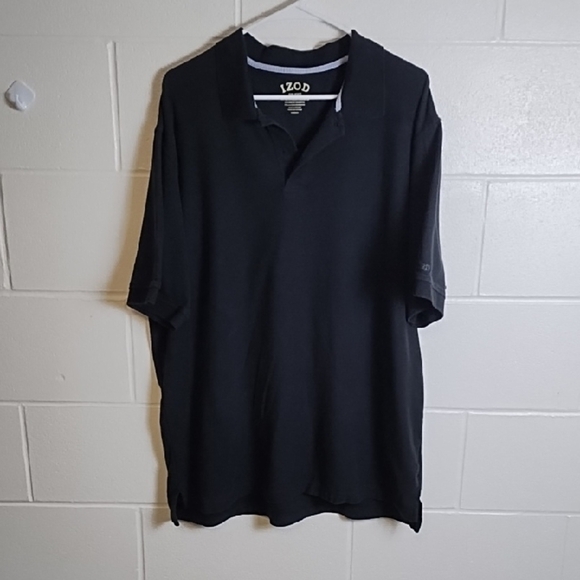 Izod Black Polo PShirt Classic Style XXL - Picture 9 of 9